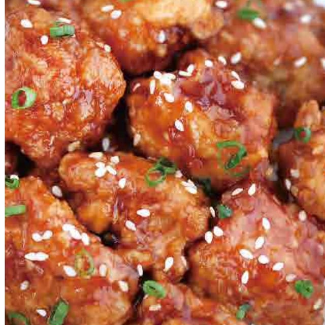 Sesame Chicken Dinner.
