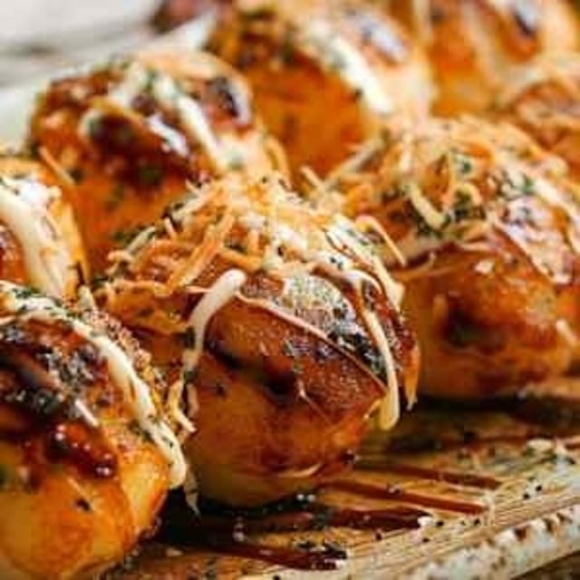 Takoyaki.